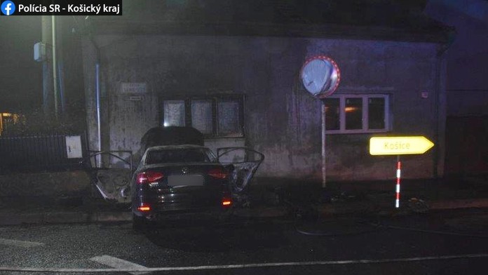 Nehoda v Sečovciach.