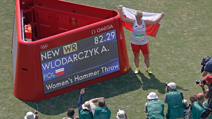 Kladivárka Anita Wlodarczyková prekonala na LOH v Riu de Janeiro vlastný svetový rekord.