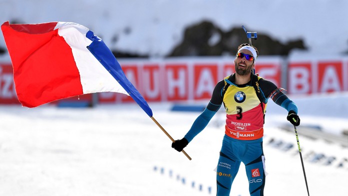 Francúzsky biatlonista Martin Fourcade.