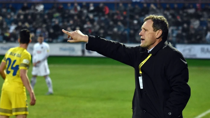 Na snímke tréner MFK Zemplín Michalovce Stanislav Griga 
