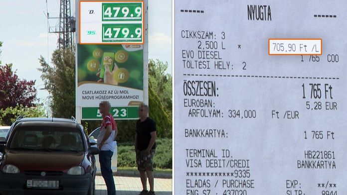 Cena na toteme vs. cena na bločku 