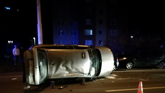 Ďalšia večerná nehoda v Prešove.