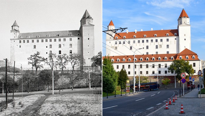 Bratislava vtedy a dnes na interaktívnych fotografiách: Takto sa zmenilo naše hlavné mesto