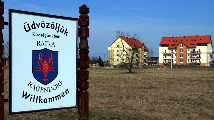Maďarská prihraničná obec Rajka
