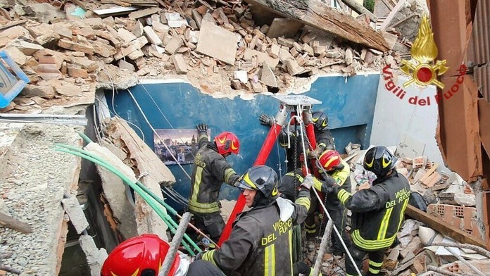 Pád budovy v Turíne