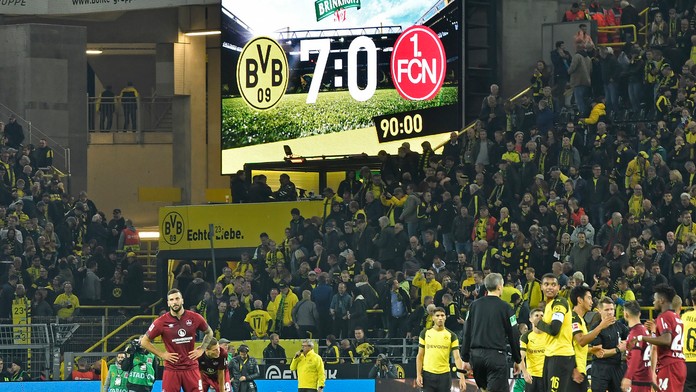 Borussia Dortmund a 1.FC Nuremberg