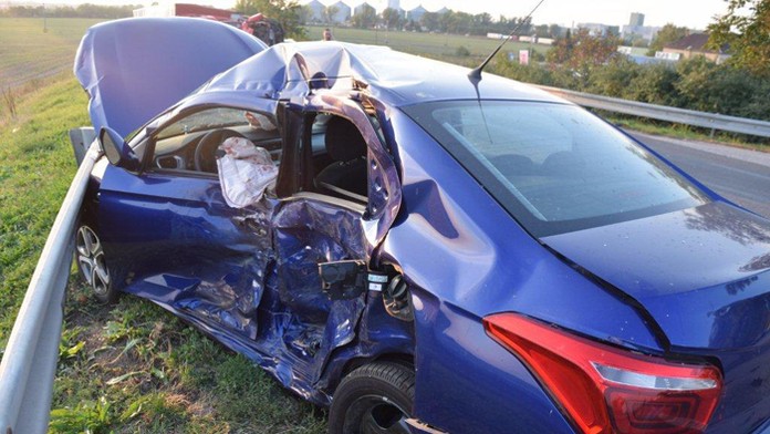 Nehoda pri Leopoldove.