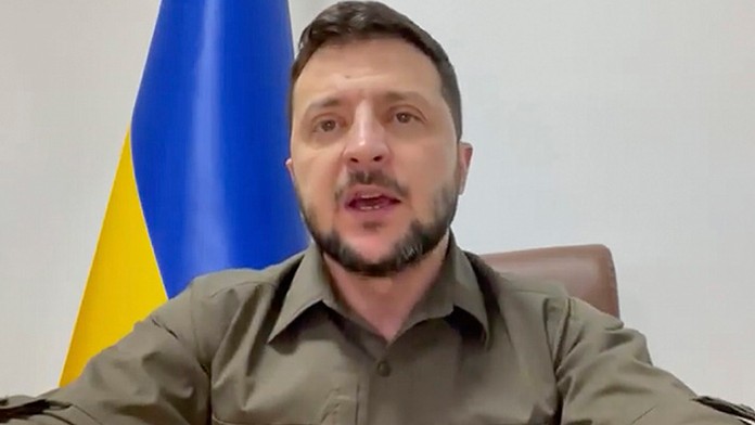 Ukrajinský prezident Volodymyr Zelenskyj.