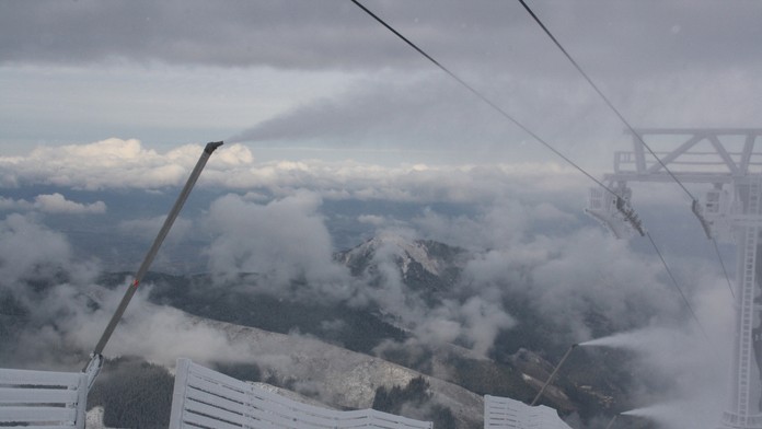 Zasnežovanie v Tatrách.