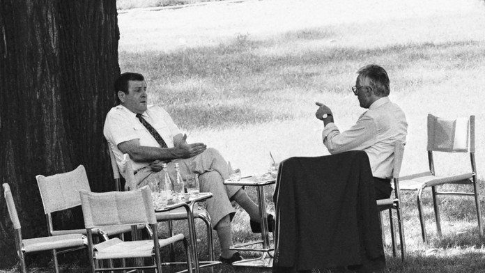 Rokovanie Vladimíra Mečiara a Václava Klausa v Brne, 26. augusta 1992.