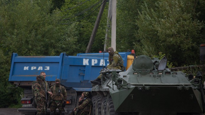 Ukrajinské vládne sily pri Mukačeve