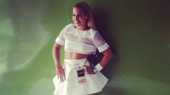 Dominika Cibulková na fotení