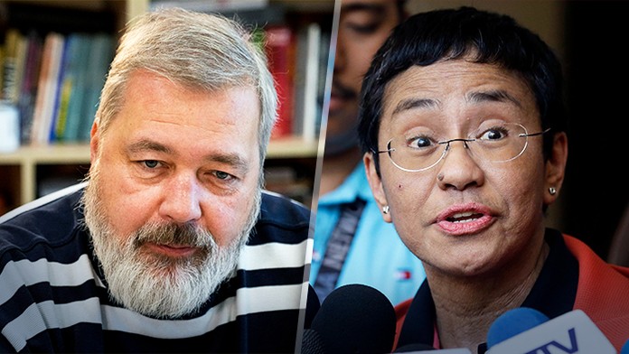 Dmitrij Muratov a Maria Ressová