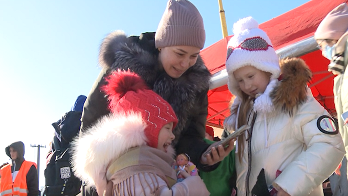 Ukrajinská rodina na Slovensku.