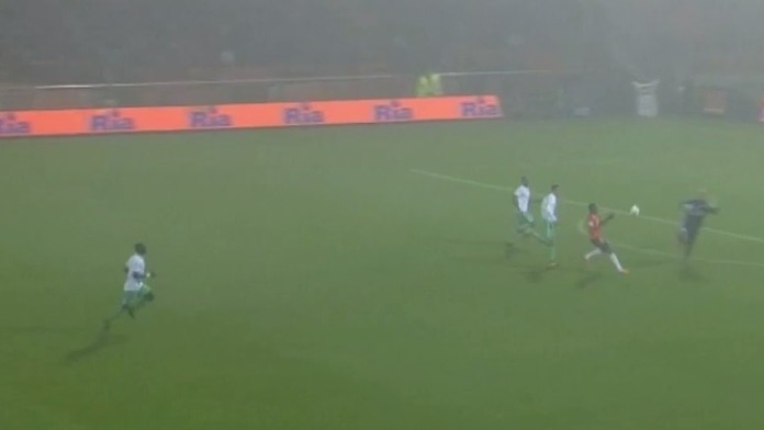 Inkriminovaný moment.