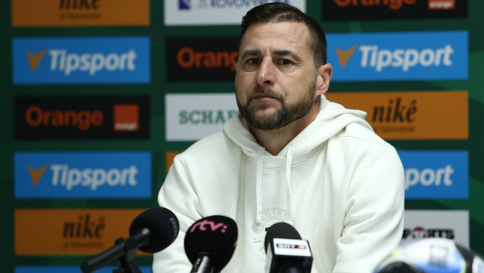 Na snímke tréner MFK Skalica Pavol Majerník.