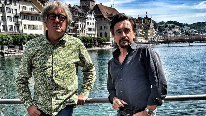 James May a Richard Hammond vo Švajčiarsku