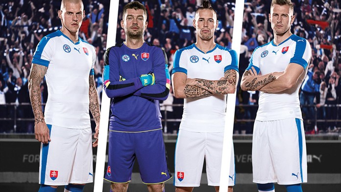 Nové dresa futbalových reprezentantov.