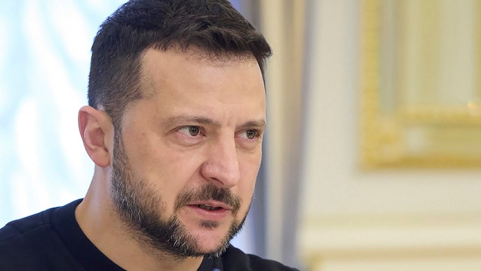 Ukrajinský prezident Volodymyr Zelenskyj.