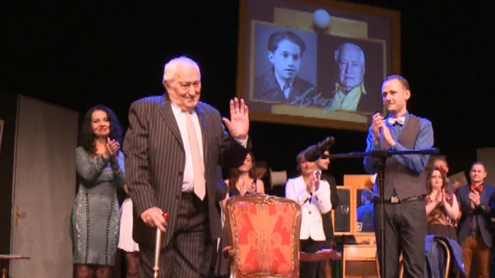 Jubilant Andrej Mojžiš.
