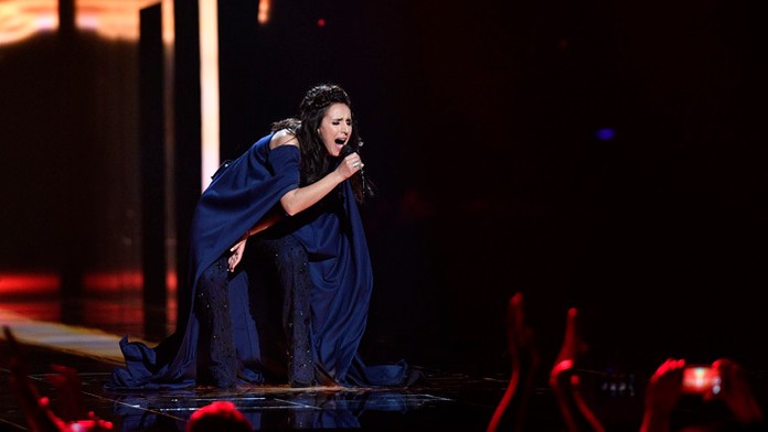 Ukrajinská speváčka Jamala.