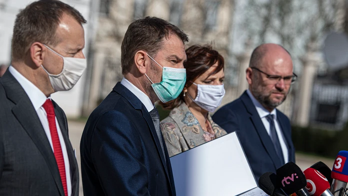 Zľava Richard Sulík, Peter Žiga a Ladislav Kamenický.