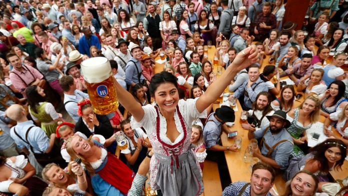 Otvorenie Oktoberfestu.