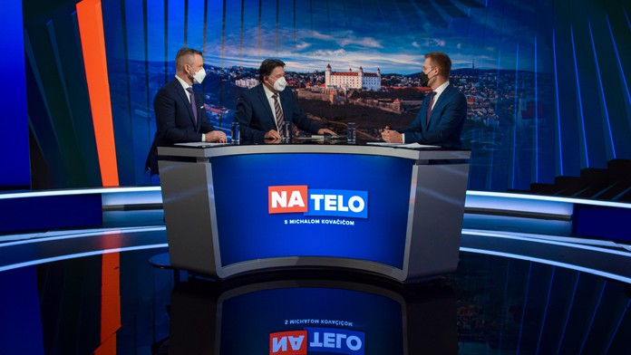 Peter Pellegrini a Ján Budaj v Na telo.