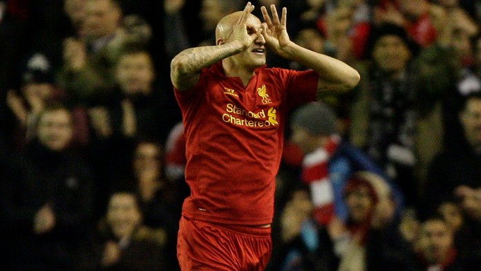 Jonjo Shelvey na archívnej snímke.