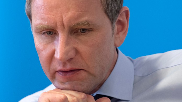 Predseda nemeckej pravicovo-populistickej strany Alternatíva pre Nemecko Björn Höcke. 