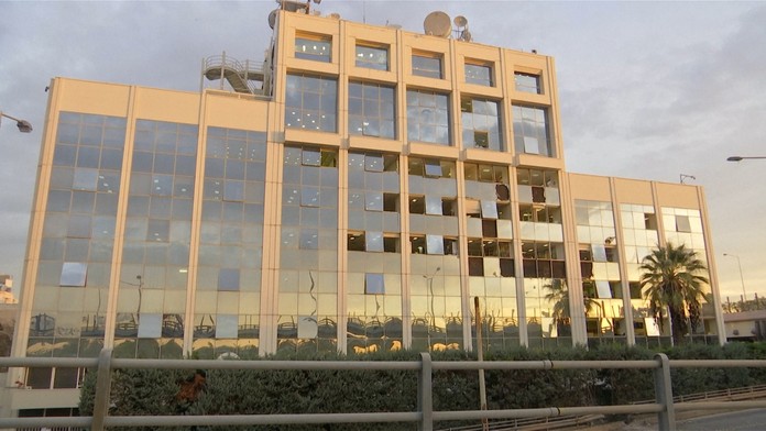 Výbuch v gréckej televízie Skai.