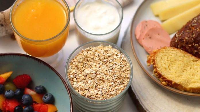 Vyvážené raňajky.