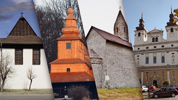 Zaujímavé kostoly na Slovensku.