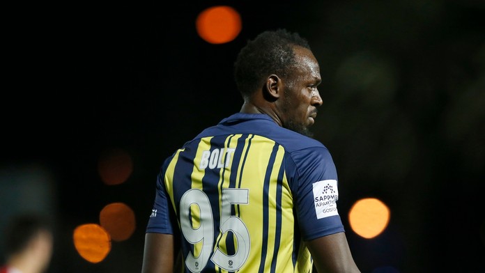 Usain Bolt nastúpil v prípravnom zápase za asutrálsky klub.