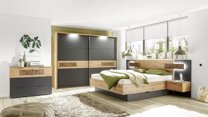 Ako zladiť komodu s posteľou. 