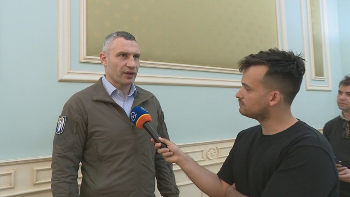 Vitalij Kličko pre TV Markíza.