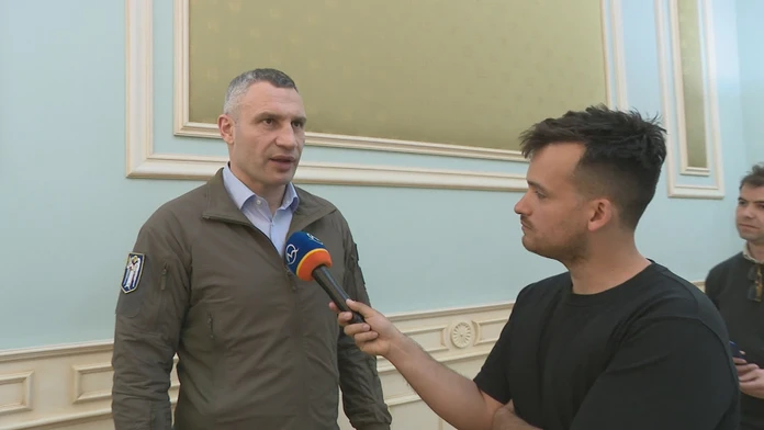 Vitalij Kličko pre TV Markíza.