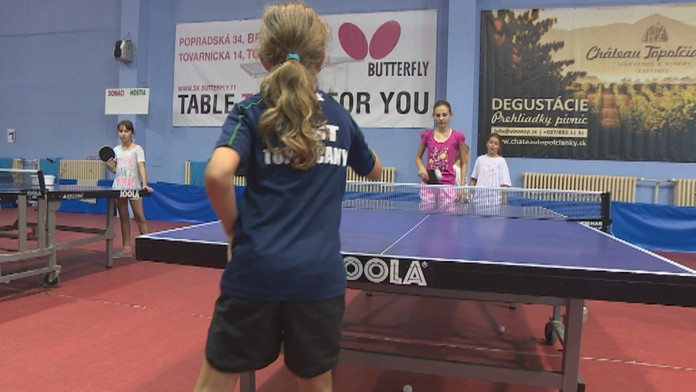Stolný tenis v Topoľčanoch.