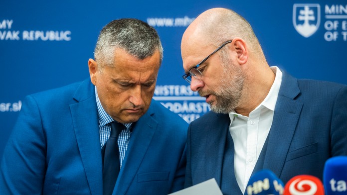 Na snímke Richard Prokypčák a Richard Sulík 