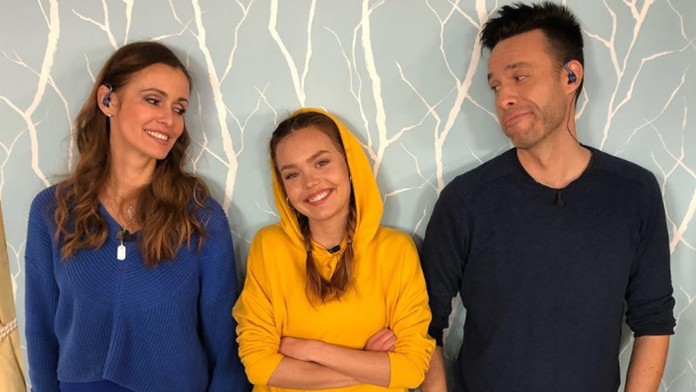 Mary Havranová v Teleráne s Lenkou a Romanom