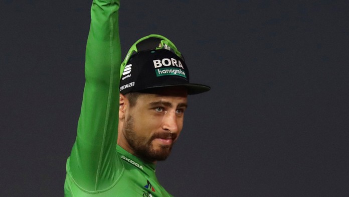 Cyklista Peter Sagan - víťaz zeleného dresu Tour de France 2019.