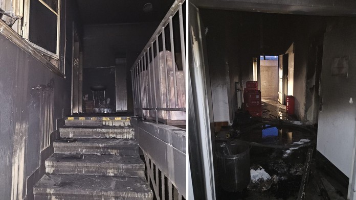 Požiar v trnavskej nemocnici. 