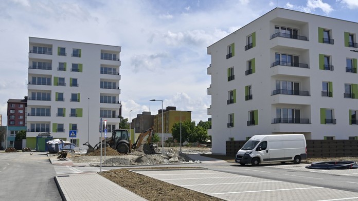 Na snímke sú novostavby