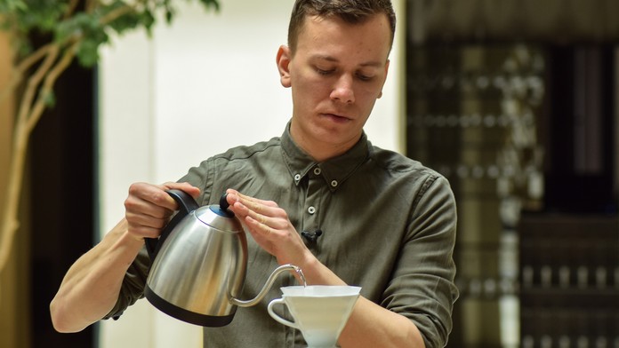 Barista Dušan Pavelka