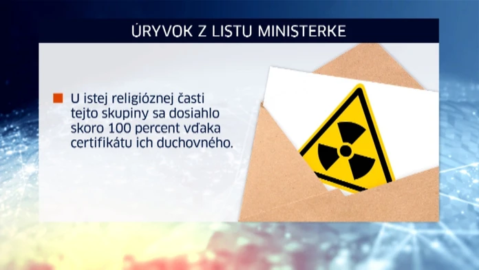 Úryvok z listu.