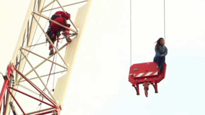 Takto strávila noc.