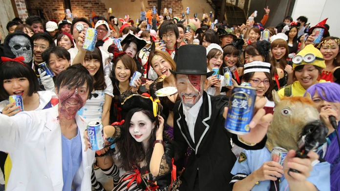 Halloween v Japonsku.