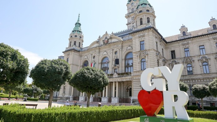 Maďarské mesto Győr (ilustračná snímka)