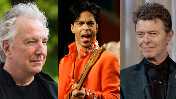 Alan Rickman, Prince a David Bowie