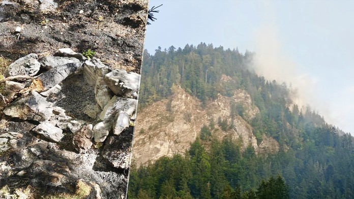 Požiar v Národnej prírodnej rezervácií Salatín.